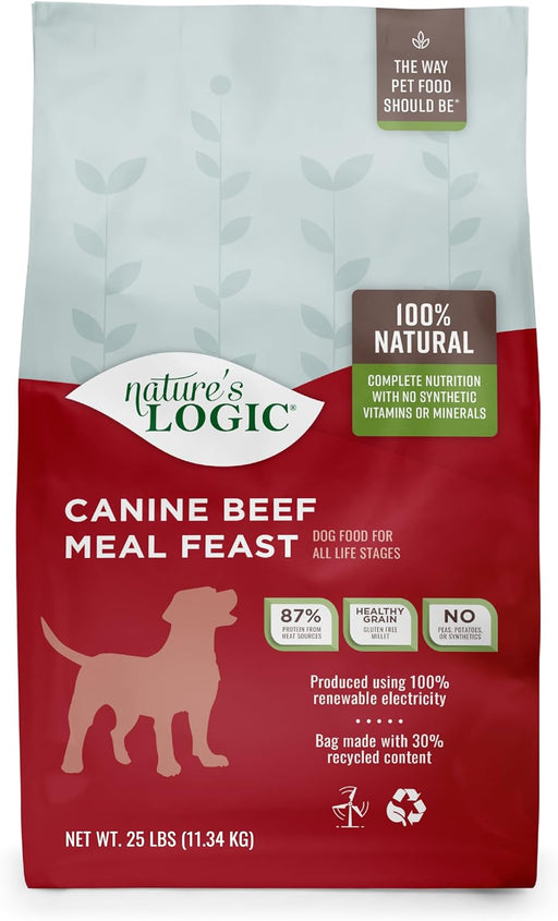 Nature's Logic Beef Meal Feast Grain-Free Dry Dog Food – Natural Whole Food Nutrition