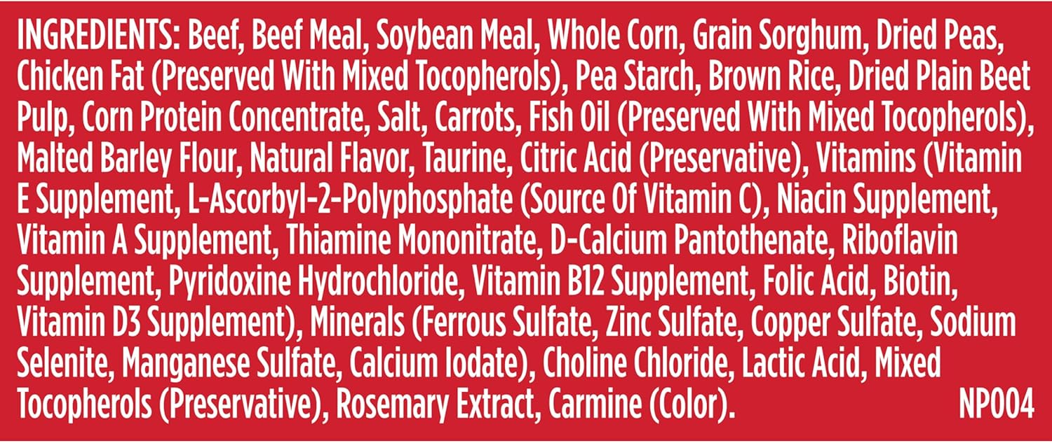 Nutrish Dry Dog Food, Real Beef, Pea & Brown Rice Recipe Whole Health Blend for Adult Dogs (Rachael Ray)