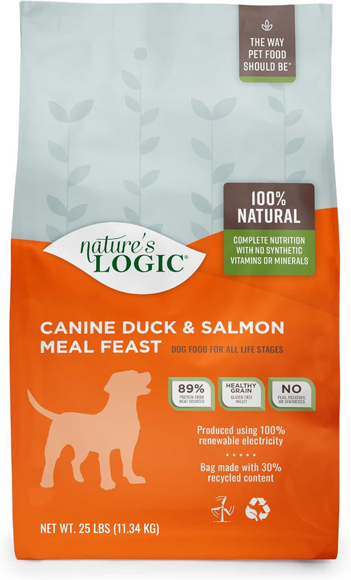 Nature's Logic Canine Duck & Salmon Meal Feast All Life Stages Dry Dog Food