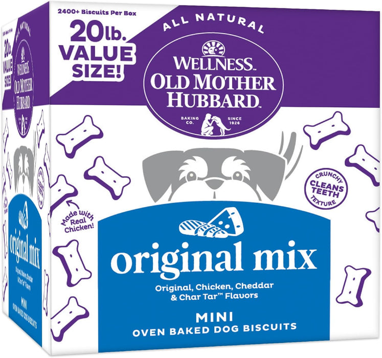 Old Mother Hubbard by Wellness Classic Original Mix Natural Mini Oven-Baked Biscuits Dog Treats