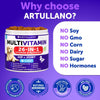 Artullano 26-in-1 Multivitamin Soft Chews for Dogs, Duck Flavor, 120 Count
