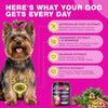 Chewia Cranberry Bladder Control Soft Chews for Dogs, Duck Flavor, 180 Count
