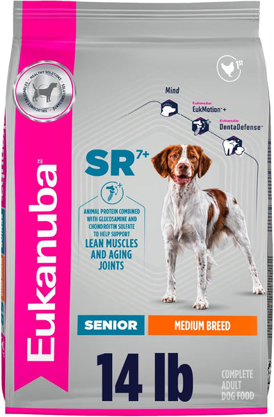 Eukanuba Senior Medium Breed Chicken Dry Dog Food
