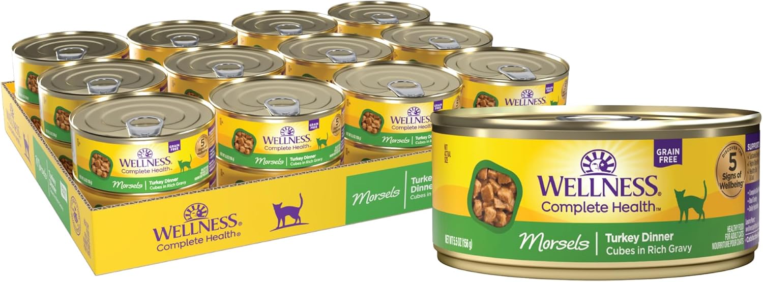Wellness Complete Health Grain-Free Turkey Pâté Wet Cat Food