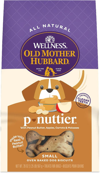 Old Mother Hubbard Crunchy Classic Natural P-Nuttier Small Biscuits Dog Treats