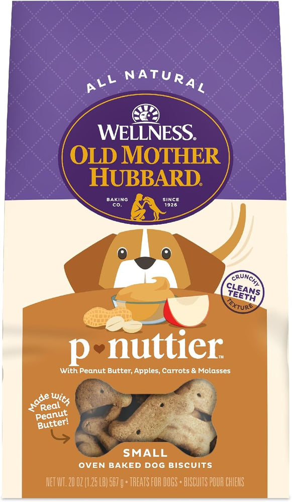 Old Mother Hubbard Crunchy Classic Natural P-Nuttier Small Biscuits Dog Treats