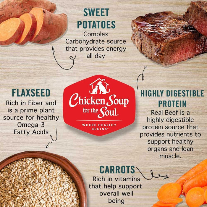 Chicken Soup for the Soul Classic Beef with Vegetables Recipe Cuts in Gravy Wet Dog Food