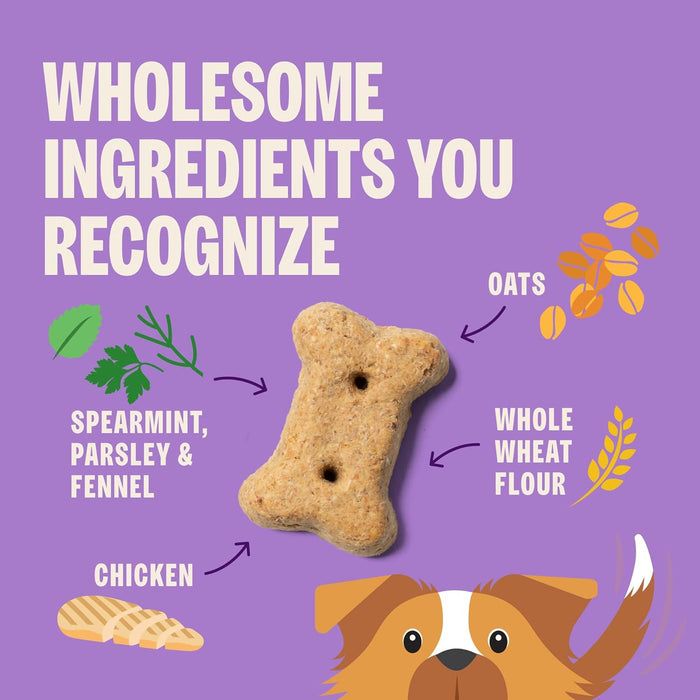 Old Mother Hubbard by Wellness Mother's Solutions Minty Fresh Breath Natural Oven-Baked Biscuits Dog Treats