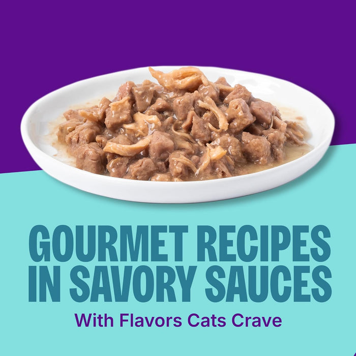 Wellness Signature Selects Grain-Free Shredded White Meat Chicken & Chicken Liver Entrée in Sauce Wet Cat Food