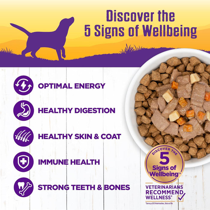 Wellness Grain-Free Natural Venison & Salmon Stew with Potato & Carrots Wet Dog Food