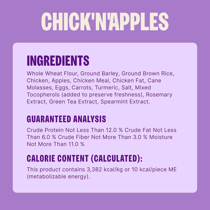 Old Mother Hubbard by Wellness Classic Chick'N'Apples Natural Mini Oven-Baked Biscuits Dog Treats