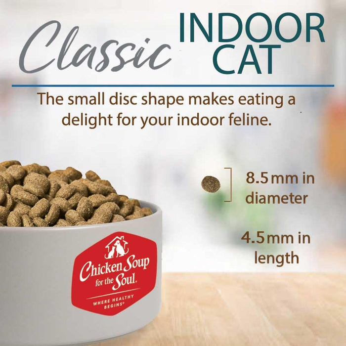 Chicken Soup for the Soul Indoor Recipe with Chicken & Brown Rice Dry Cat Food