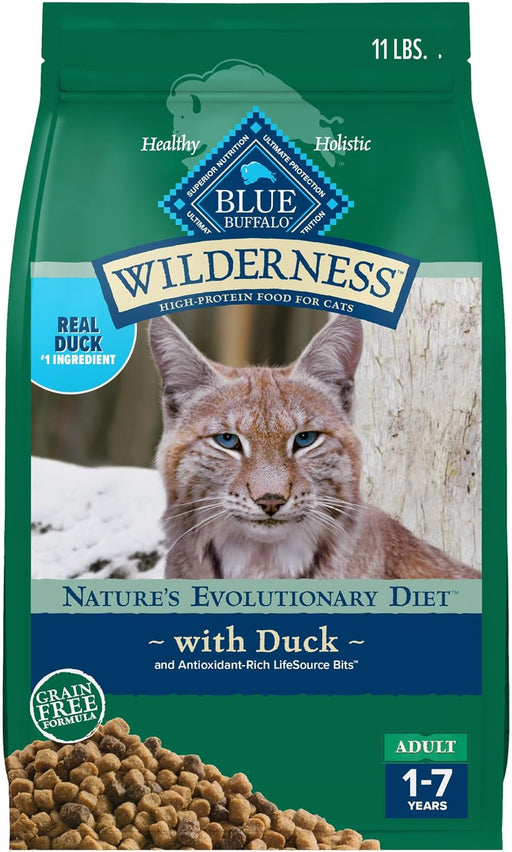 Blue Buffalo Wilderness Duck Recipe Grain-Free Dry Cat Food