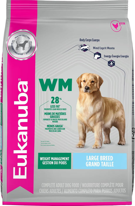 Eukanuba Fit Body Weight Control Large Breed Dry Dog Food, 33-lb Bag