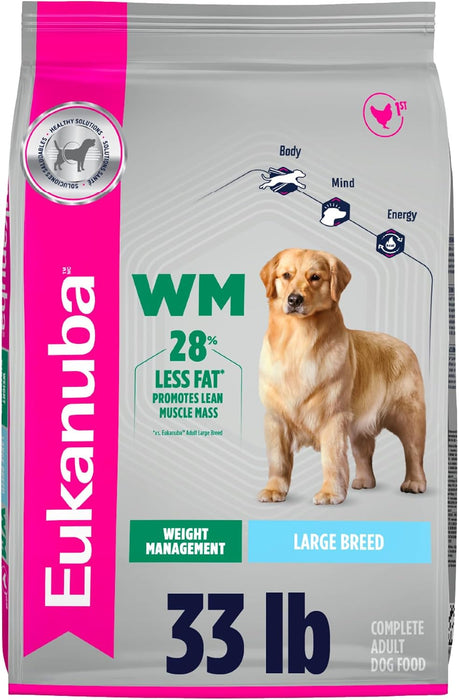 Eukanuba Fit Body Weight Control Large Breed Dry Dog Food, 33-lb Bag