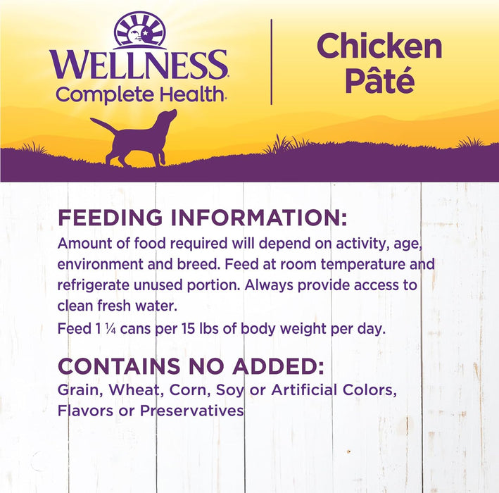 Wellness Complete Health Chicken & Sweet Potato Recipe Wet Dog Food