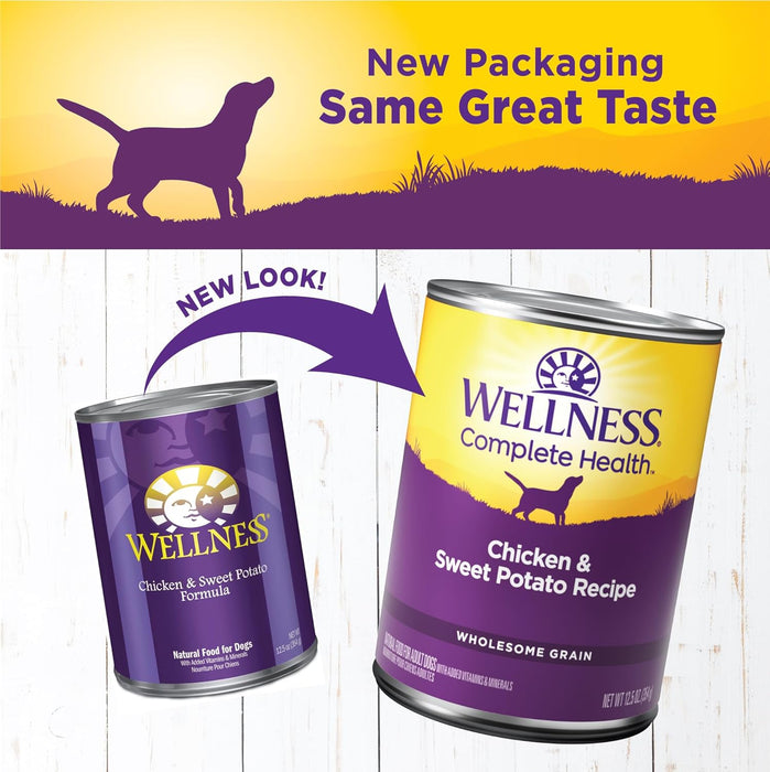 Wellness Complete Health Chicken & Sweet Potato Recipe Wet Dog Food