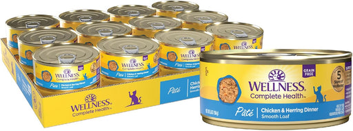 Wellness Complete Health Chicken & Herring Formula Grain-Free Canned Cat Food