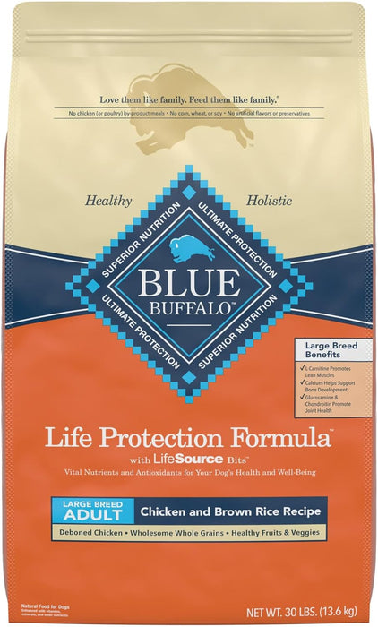 Blue Buffalo Life Protection Formula Large Breed Adult Chicken & Brown Rice Recipe Dry Dog Food