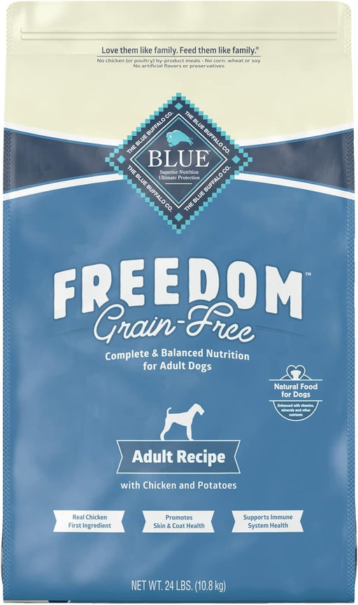 Blue Buffalo Freedom Complete & Balanced Nutrition Adult Grain-Free Chicken & Potatoes Dry Dog Food