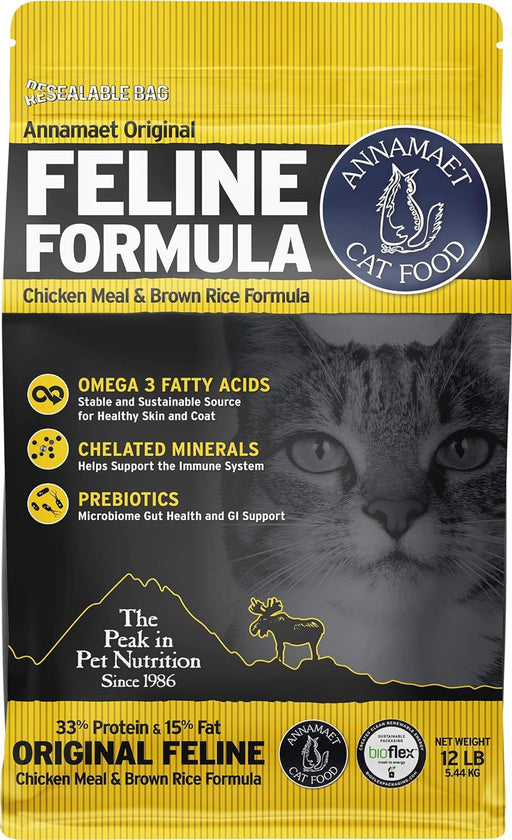 Annamaet Chicken Meal & Brown Rice Original Formula Dry Cat Food