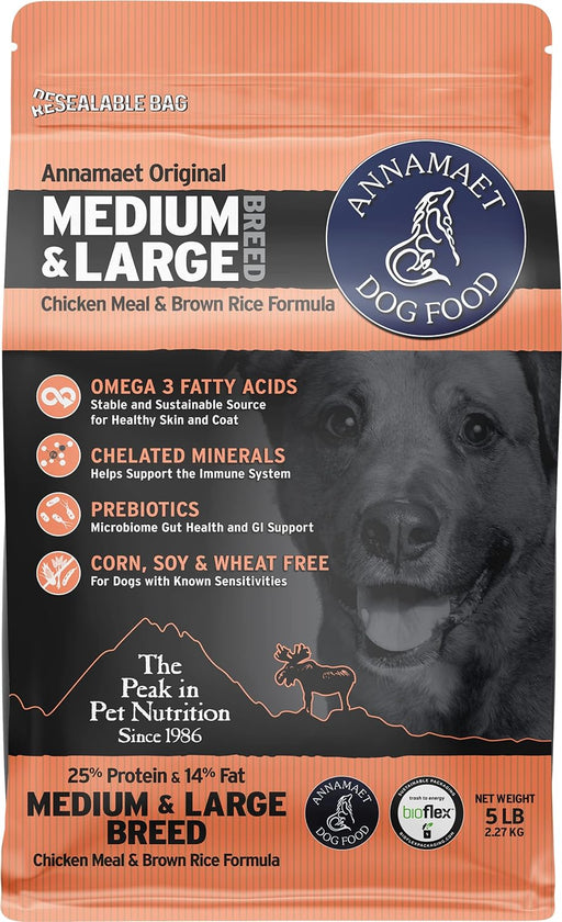 Annamaet 25% Medium & Large Breed Dry Dog Food