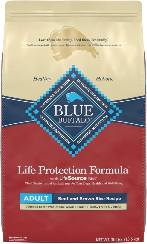 Blue Buffalo Life Protection Formula Adult Beef & Brown Rice Recipe Dry Dog Food