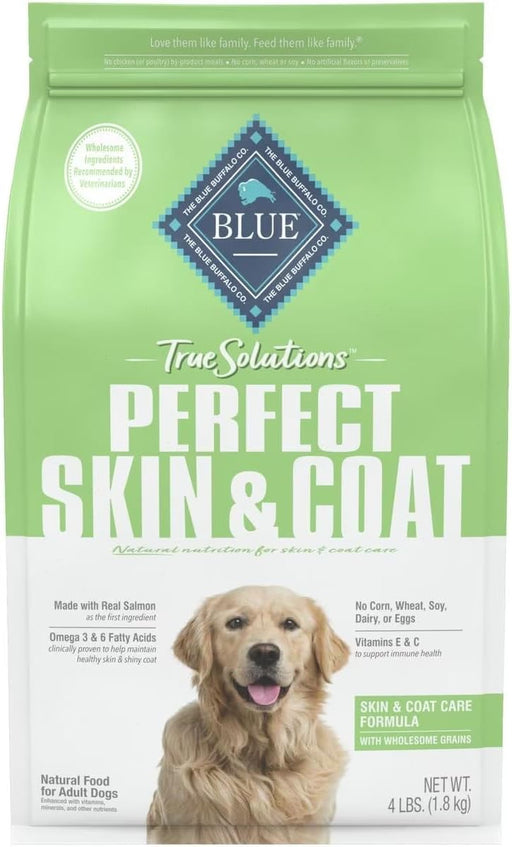 Blue Buffalo True Solutions Perfect Coat Skin & Coat Care Formula Salmon Recipe Adult Dry Dog Food