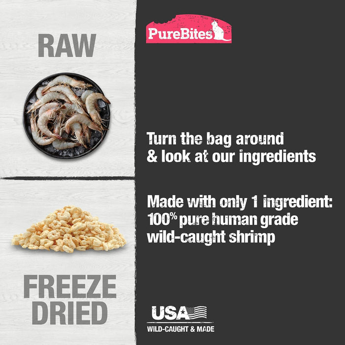 PureBites Shrimp Freeze-Dried Cat Treats, 0.38 oz