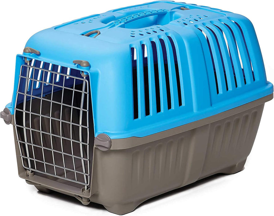MidWest Spree 19-Inch Hard-Sided Pet Carrier for Dogs & Cats – Blue