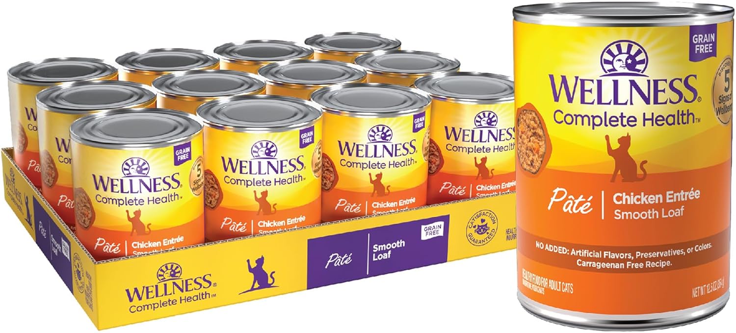 Wellness Complete Health Grain-Free Chicken Pâté Wet Cat Food