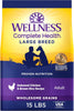 Wellness Complete Health Natural Large Breed Adult Chicken and Brown Rice Recipe Dry Dog Food