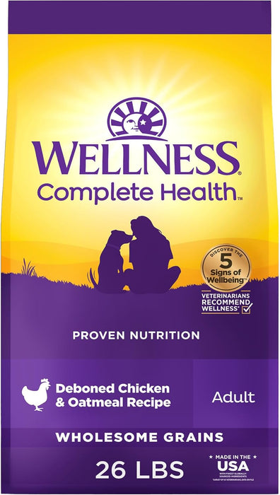 Wellness Complete Health Natural Chicken Recipe Dry Dog Food