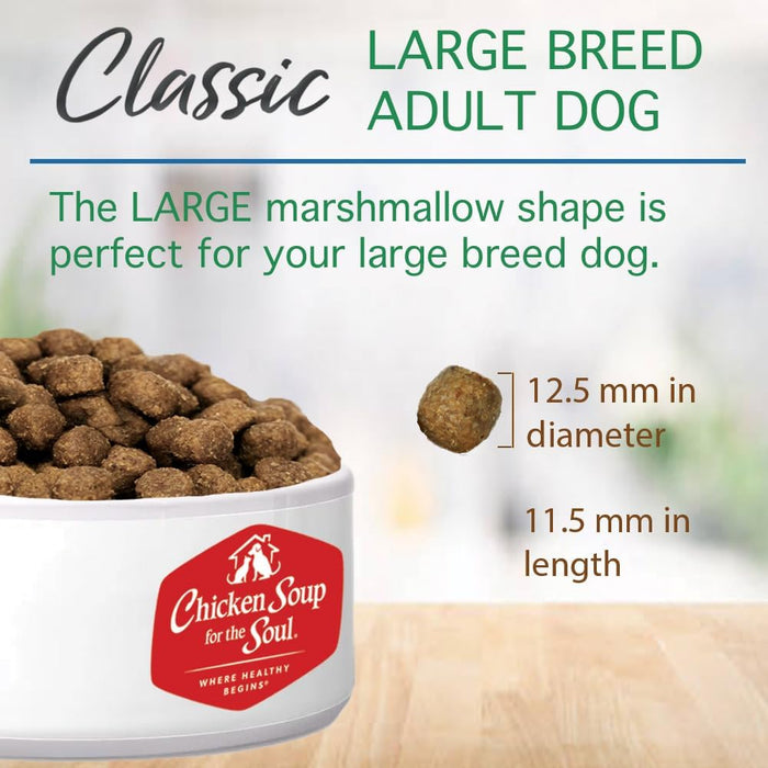 Chicken Soup for the Soul Large Breed Adult Recipe with Chicken, Turkey & Brown Rice Dry Dog Food
