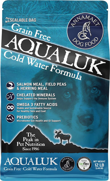 Annamaet Grain Free Aqualuk Cold Water Formula Dry Dog Food 5lb