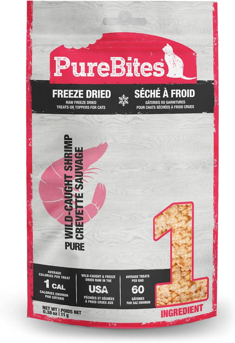 PureBites Shrimp Freeze-Dried Cat Treats, 0.38 oz