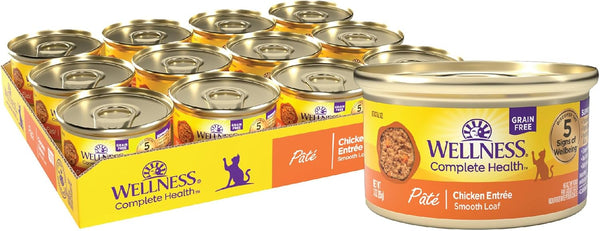 Wellness Complete Health Grain-Free Chicken Pâté Wet Cat Food