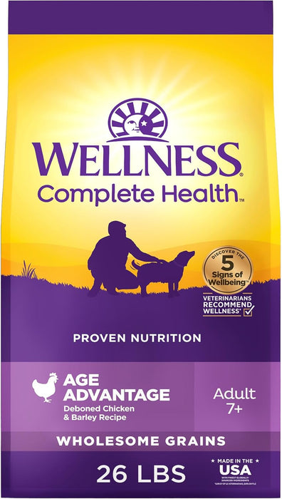 Wellness Complete Health Age Advantage Senior Chicken & Barley Dry Dog Food