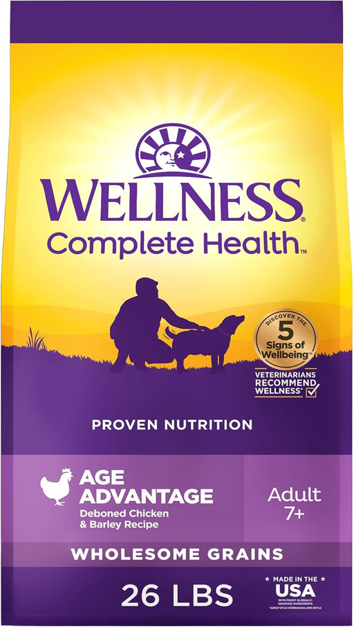 Wellness Complete Health Age Advantage Senior Chicken & Barley Dry Dog Food