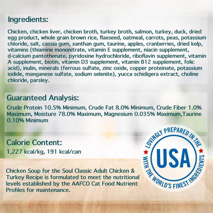 Chicken Soup for the Soul Adult Canned Cat Food