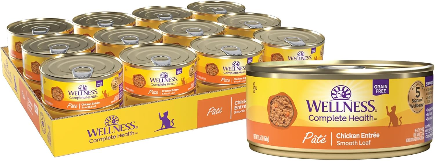 Wellness Complete Health Grain-Free Chicken Pâté Wet Cat Food
