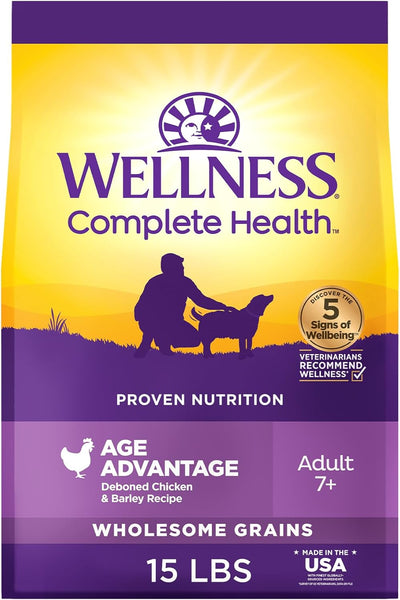 Wellness Complete Health Age Advantage Senior Chicken & Barley Dry Dog Food