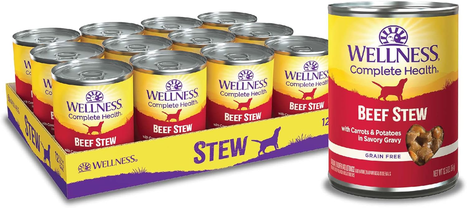 Wellness Grain-Free Natural Beef Stew with Carrots & Potato Wet Dog Food