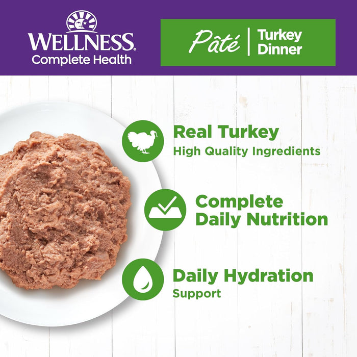 Wellness Complete Health Grain-Free Turkey Pâté Wet Cat Food