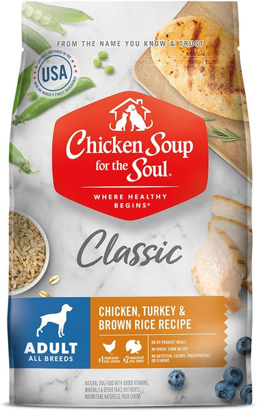Chicken Soup for the Soul Chicken, Turkey & Brown Rice Adult Recipe Dry Dog Food