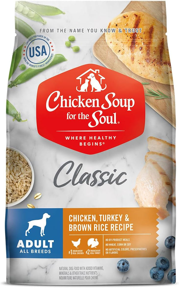 Chicken Soup for the Soul Chicken, Turkey & Brown Rice Adult Recipe Dry Dog Food