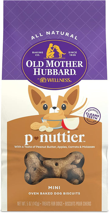 Old Mother Hubbard by Wellness Classic P-Nuttier Natural Mini Oven-Baked Biscuits Dog Treats