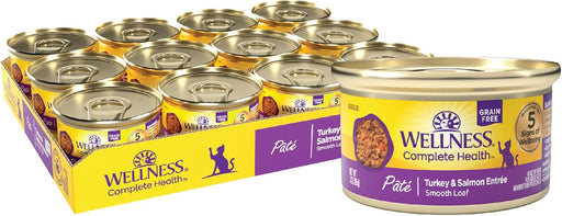 Wellness Complete Health Turkey & Salmon Formula Grain-Free Canned Cat Food