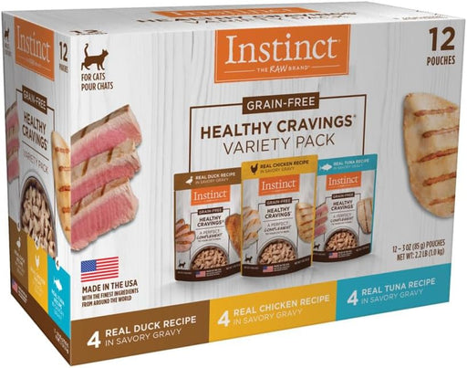 Instinct Healthy Cravings Variety Pack Grain-Free Wet Cat Food Topper