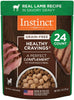 Instinct Healthy Cravings Real Lamb Recipe in Savory Gravy Grain-Free Wet Dog Food Topper